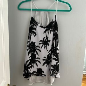 Express Barcelona top (M). Black and white.